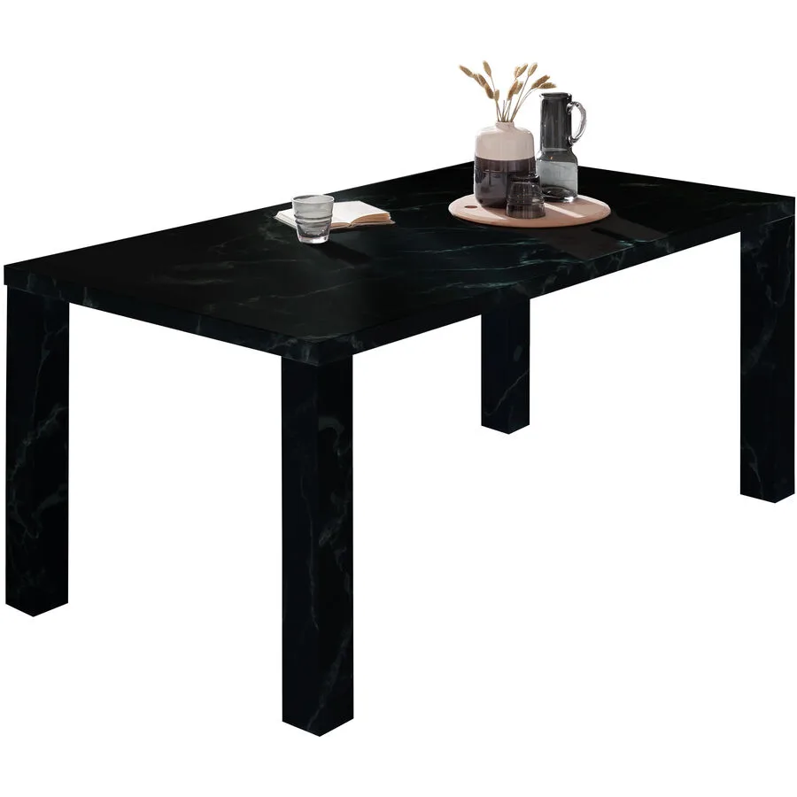 Tisch Stefano Schwarz MDF 180 cm - Material: Melamin