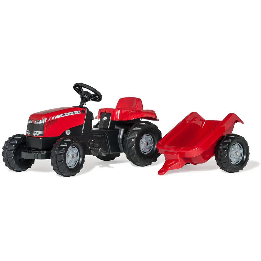 RollyKid Massey Ferguson Rolly Toys Rot Kunststoff - Farbe: rot/schwarz
