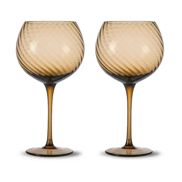 Byon Opacity Weinglas 47 cl 2er-Pack Braun
