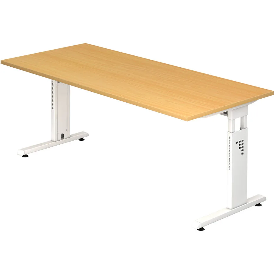 Schreibtisch Office buche Holzwerkstoff B 180 T 80 cm