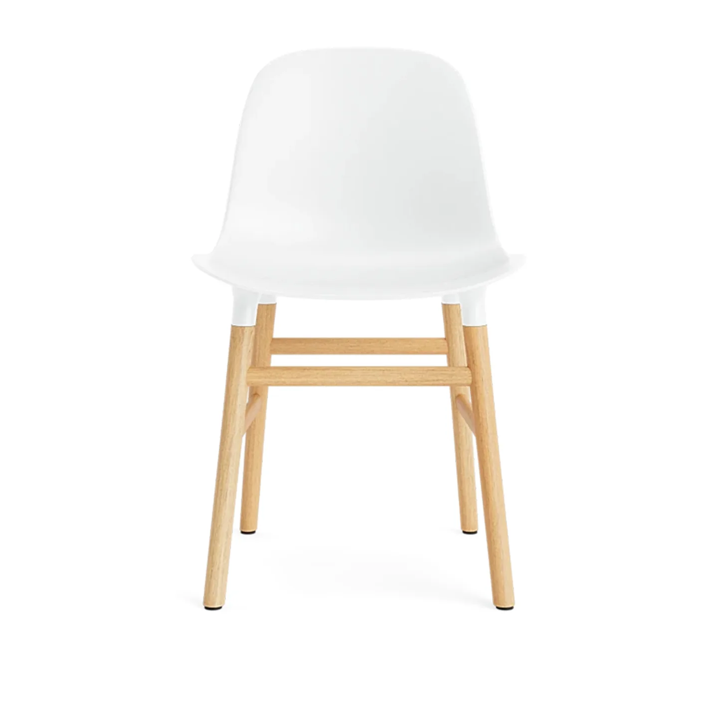 Normann Copenhagen - Form Chair Oak White - Matstolar - Simon Legald - Vit - Trä/Plast