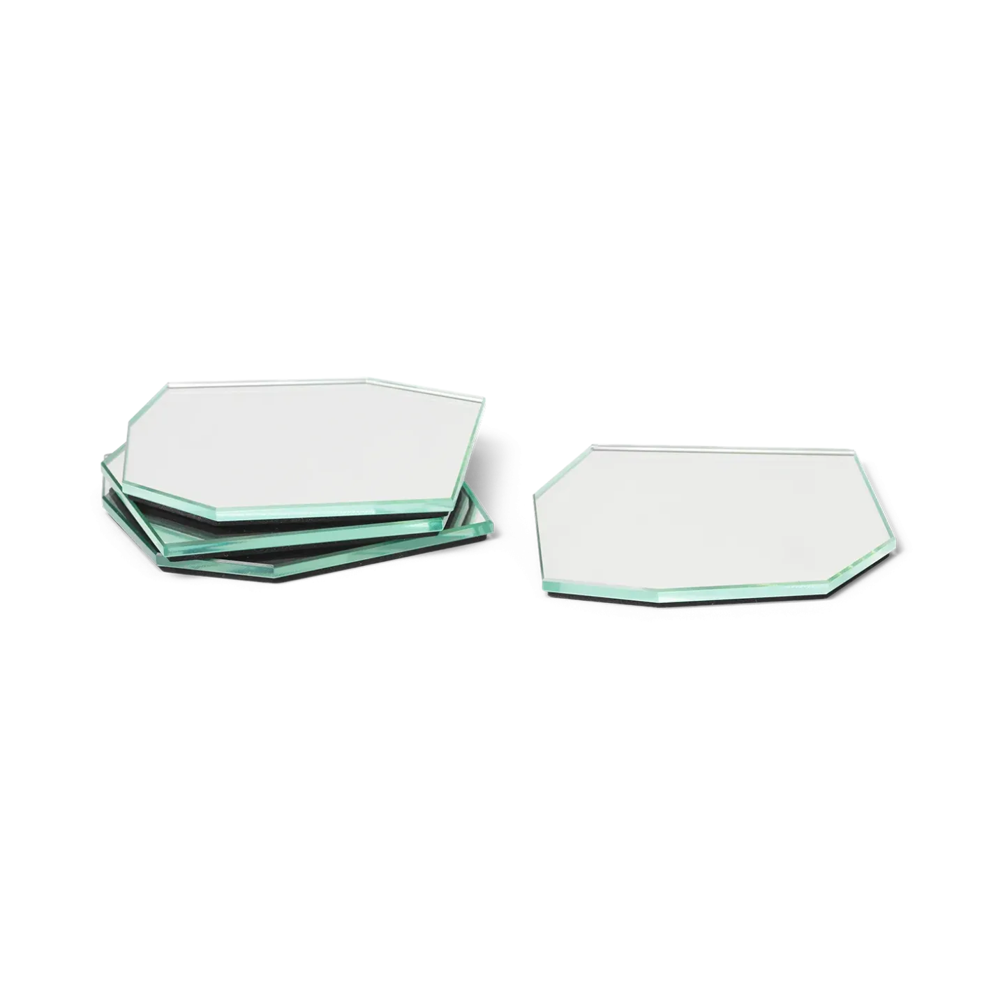 Ferm Living Shard Glasuntersetzer 4er Pack Mirror