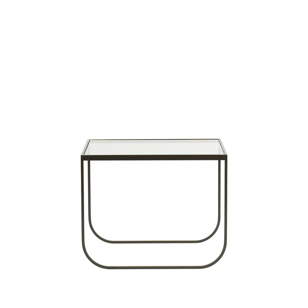 Asplund Tati Lounge High Couchtisch Glas, Char Grey