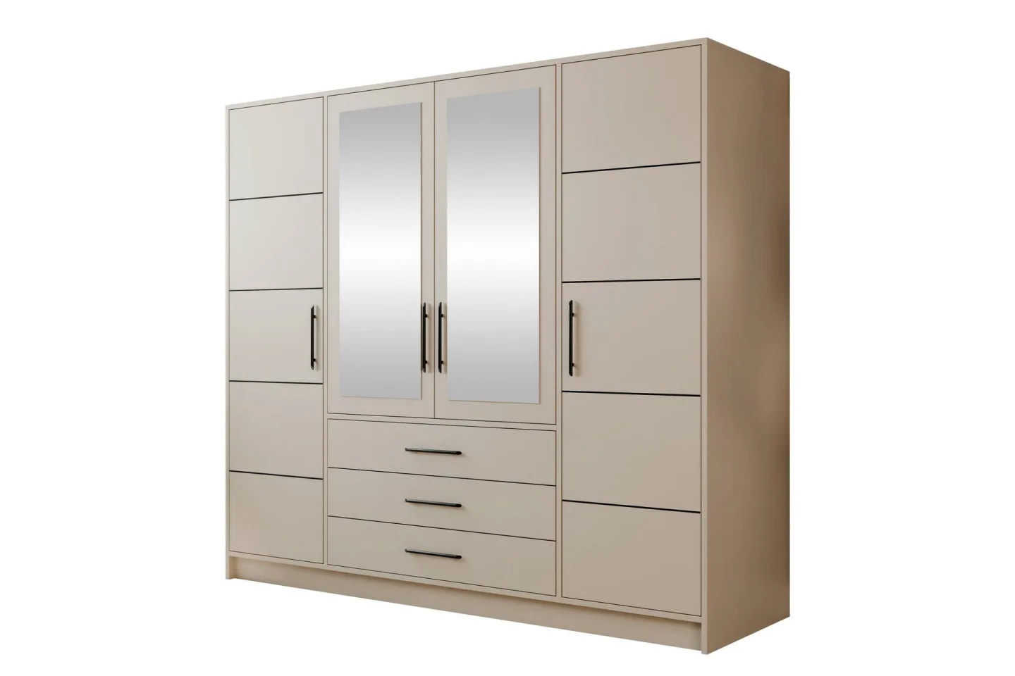 Chavez Garderob 196x200 cm - Beige