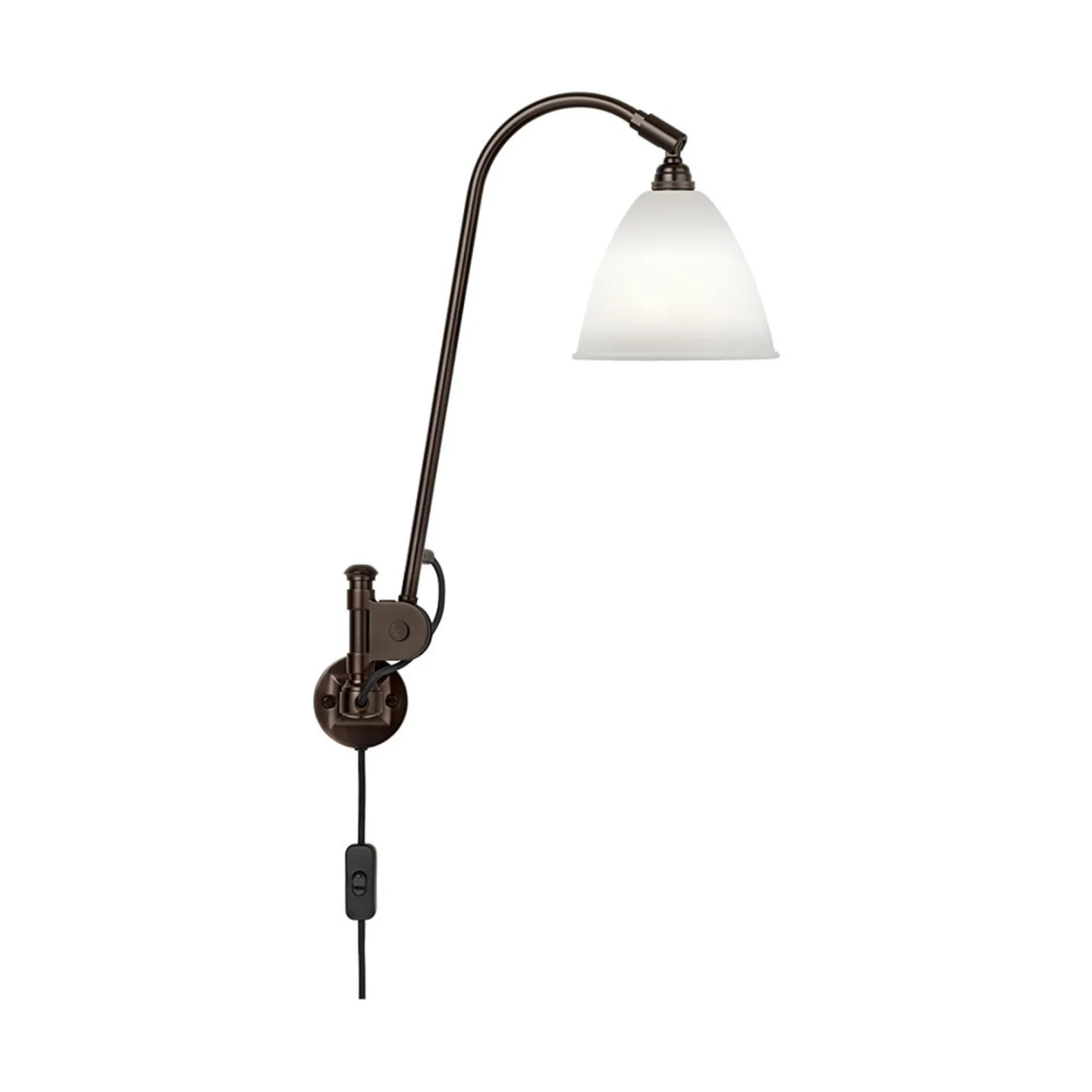 Bestlite BL6 Wandlampe, Ø 16 cm, schwarz/porzellan - GUBI - Wohnzimmer - Metall