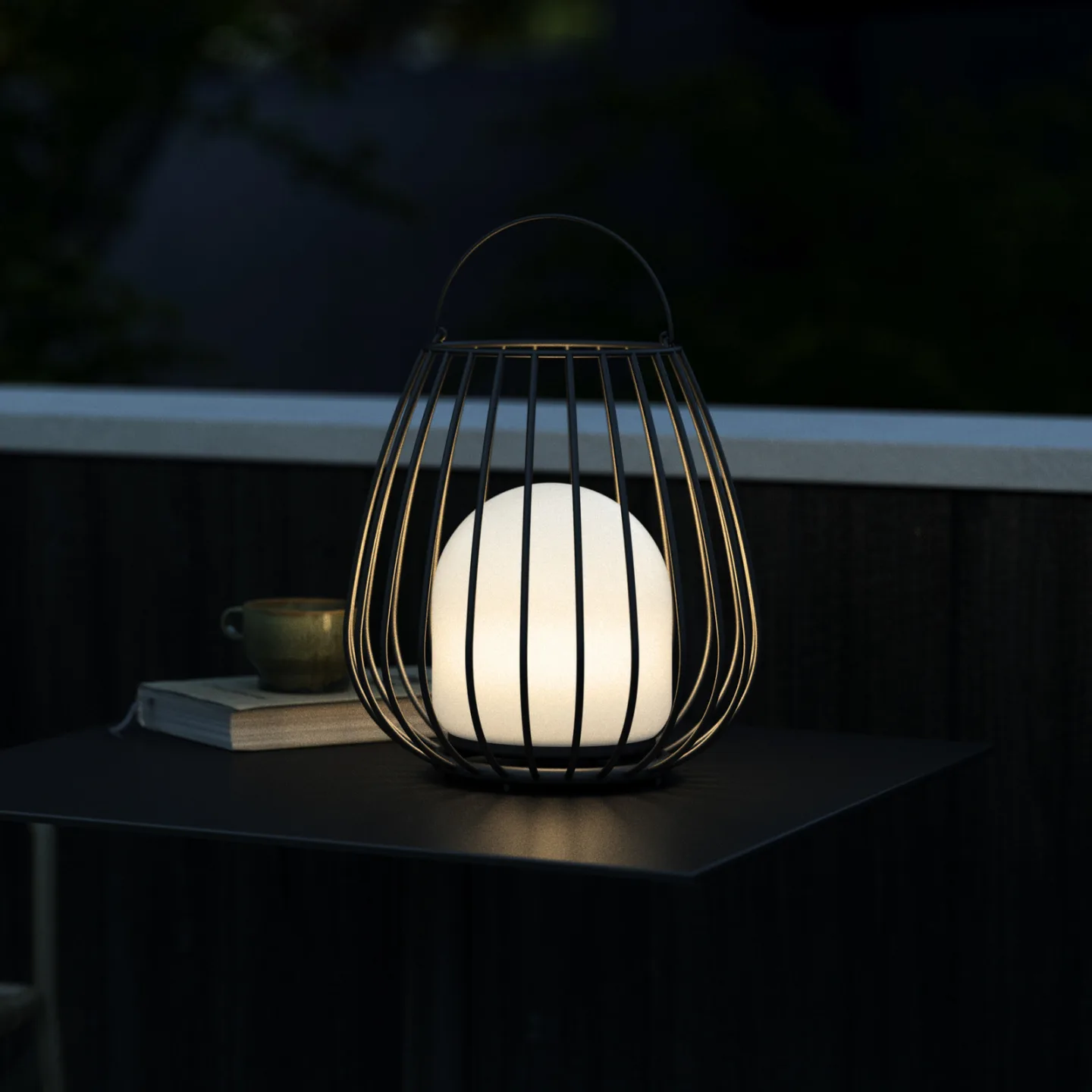 Jim Portable Udendørslampe Black - Nordlux Jim To-Go - Moderne - Metal - Med skærm