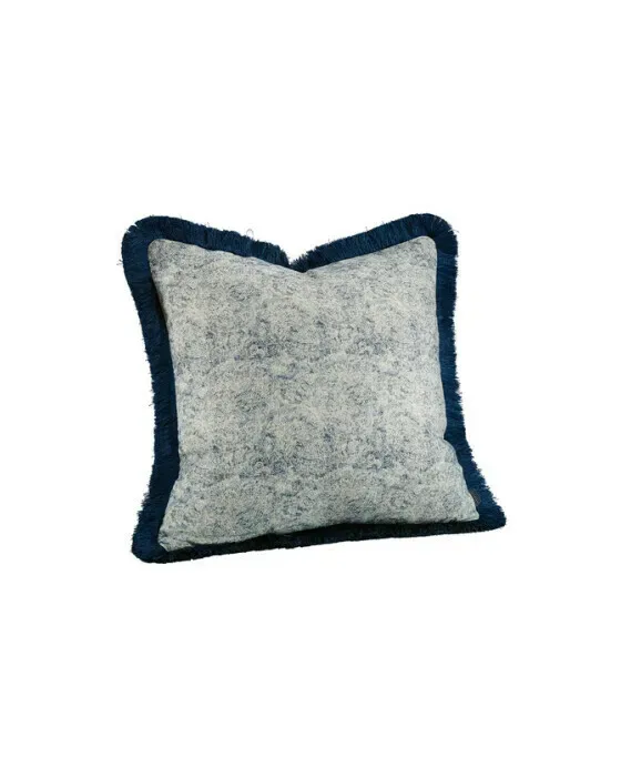 Easton pudebetræk frynser indigo