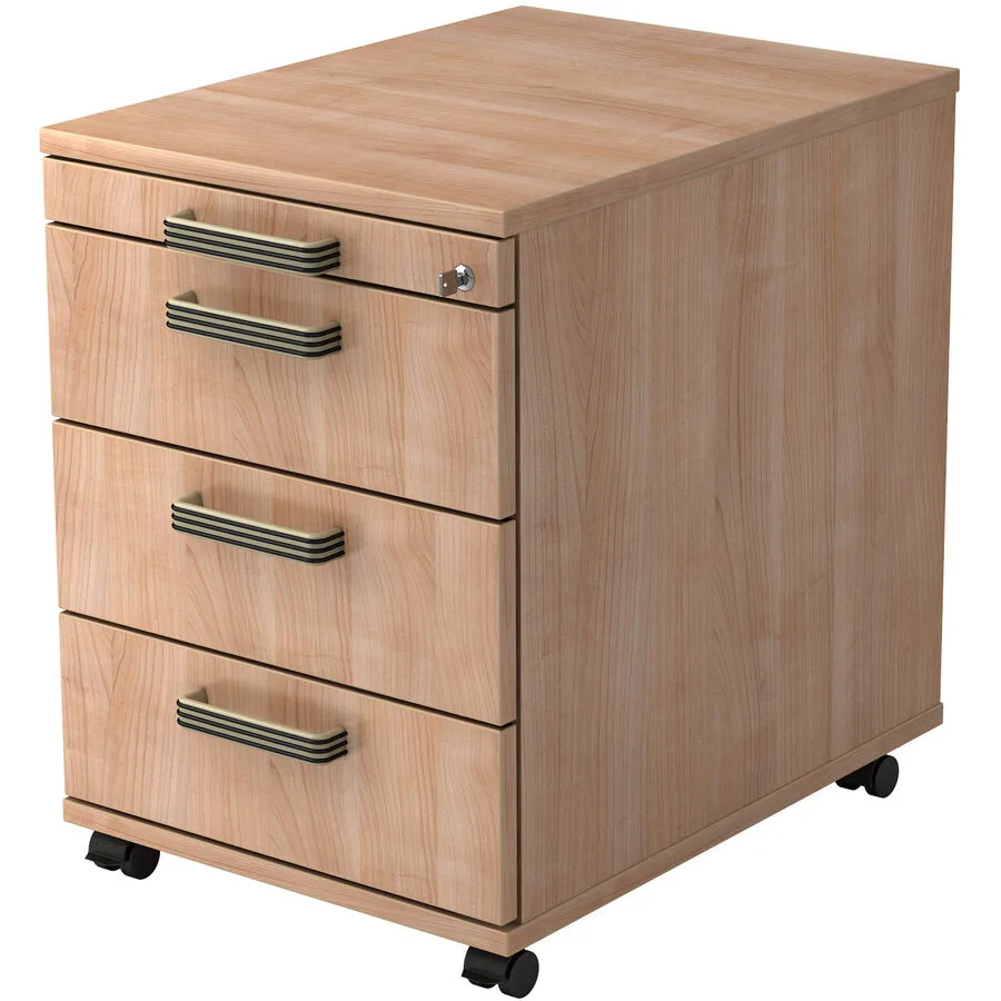 Rollcontainer Office Nussbaum Dekor Holzwerkstoff B 42.8 H 59 cm