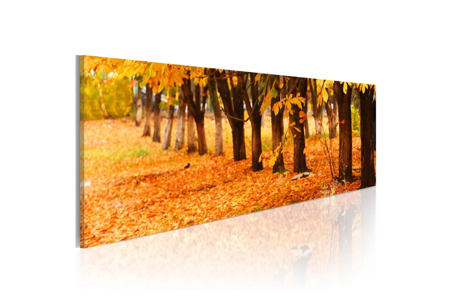 Tavla Park Covered With Golden Leaves 135x45 cm -
