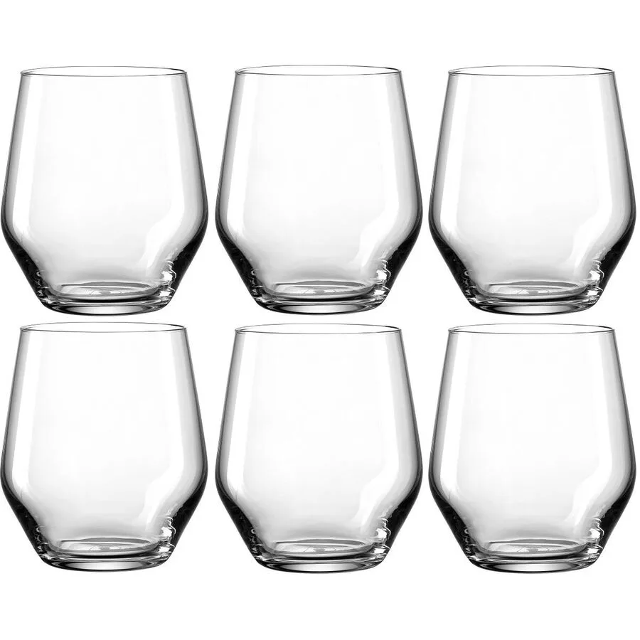 Trinkgläser-Set Leonardo transparent Kristallglas H 9 cm 0.310 l 6 Stk
