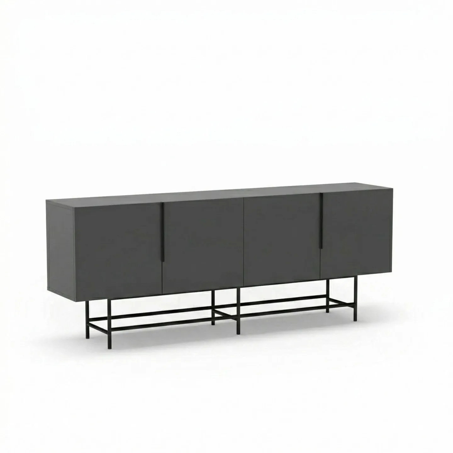 Truvia Konsol 200x77,9x40 cm - Antracit och svart