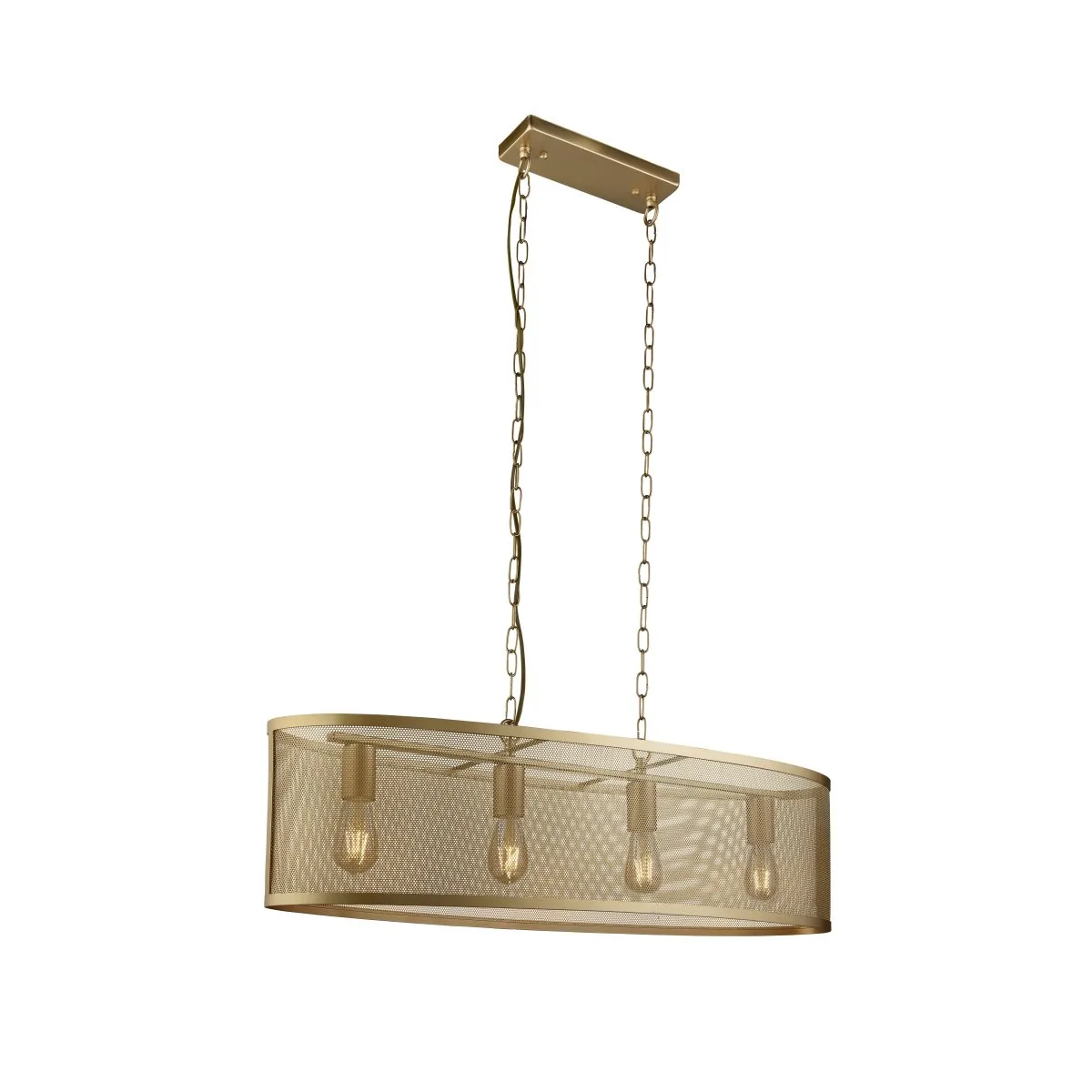 Searchlight - Fishnet 90cm - Taklampa - Guld
