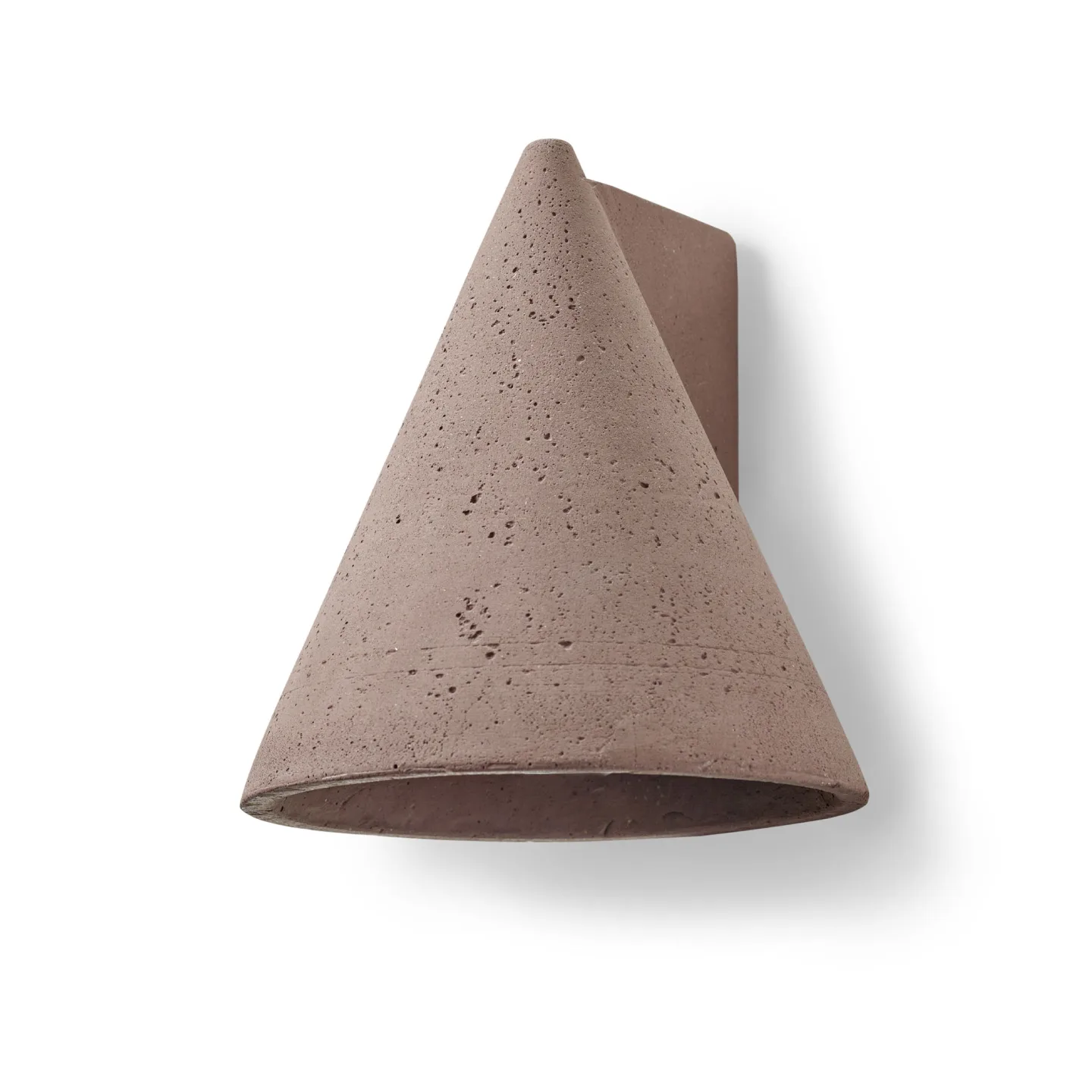 Serax - Wall Lamp Cone Dark Red - Vägglampor - Thijs Prinsen - Röd - Sten