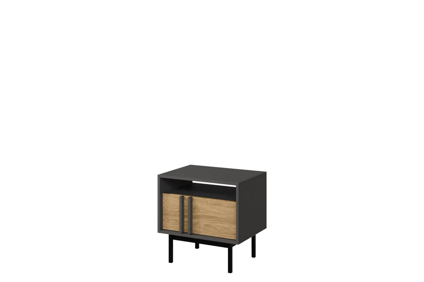 Farshian Sängbord 53 cm - Grå/Brun