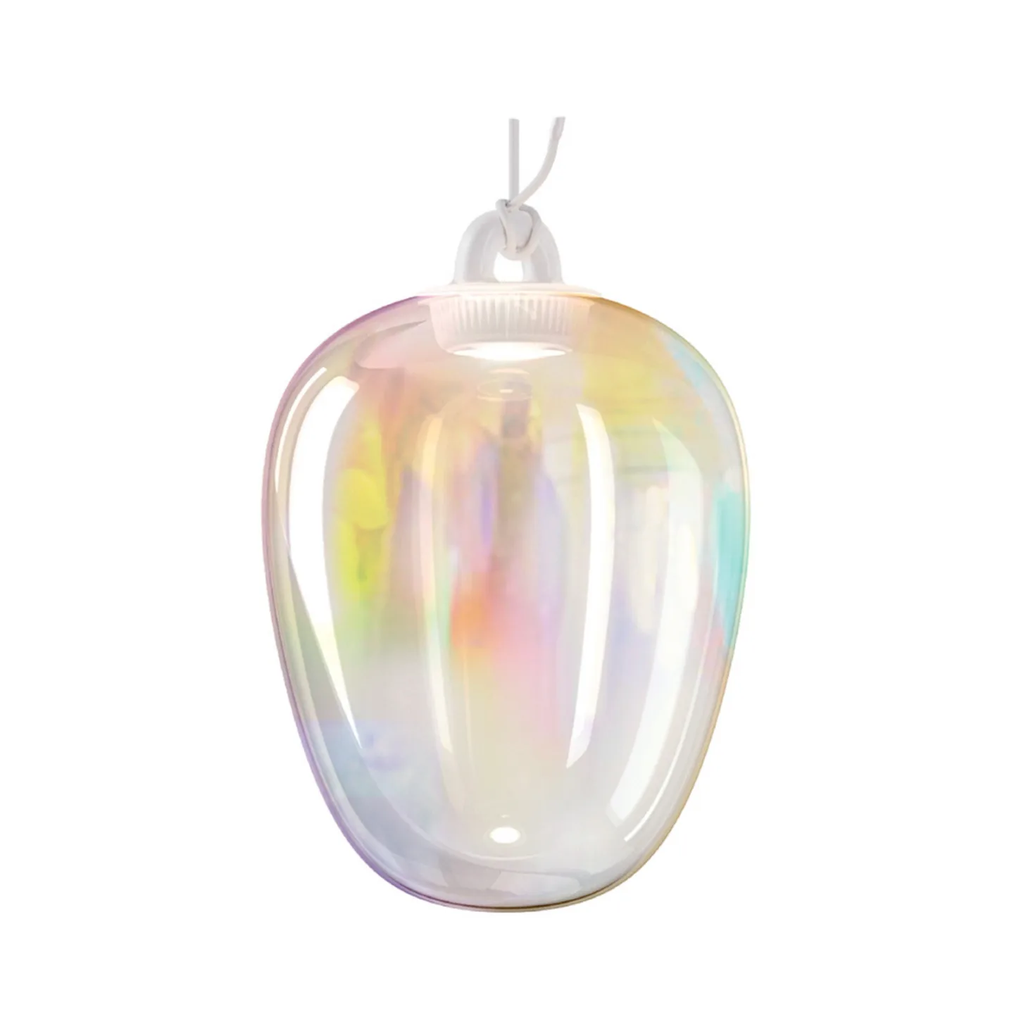 Oblò Pendel Medium 2700K Rainbow/Hvid - Lodes - Stue - Glas
