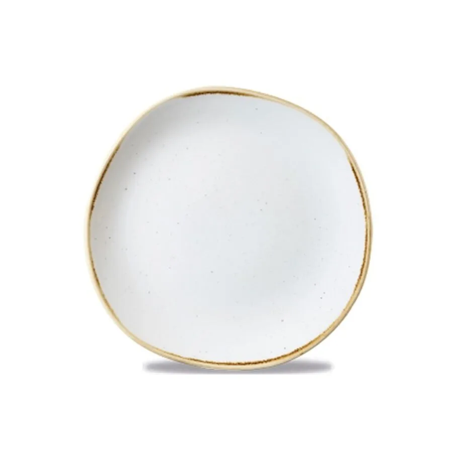 Churchill Teller flach Stonecast Weiss Porzellan 21 cm
