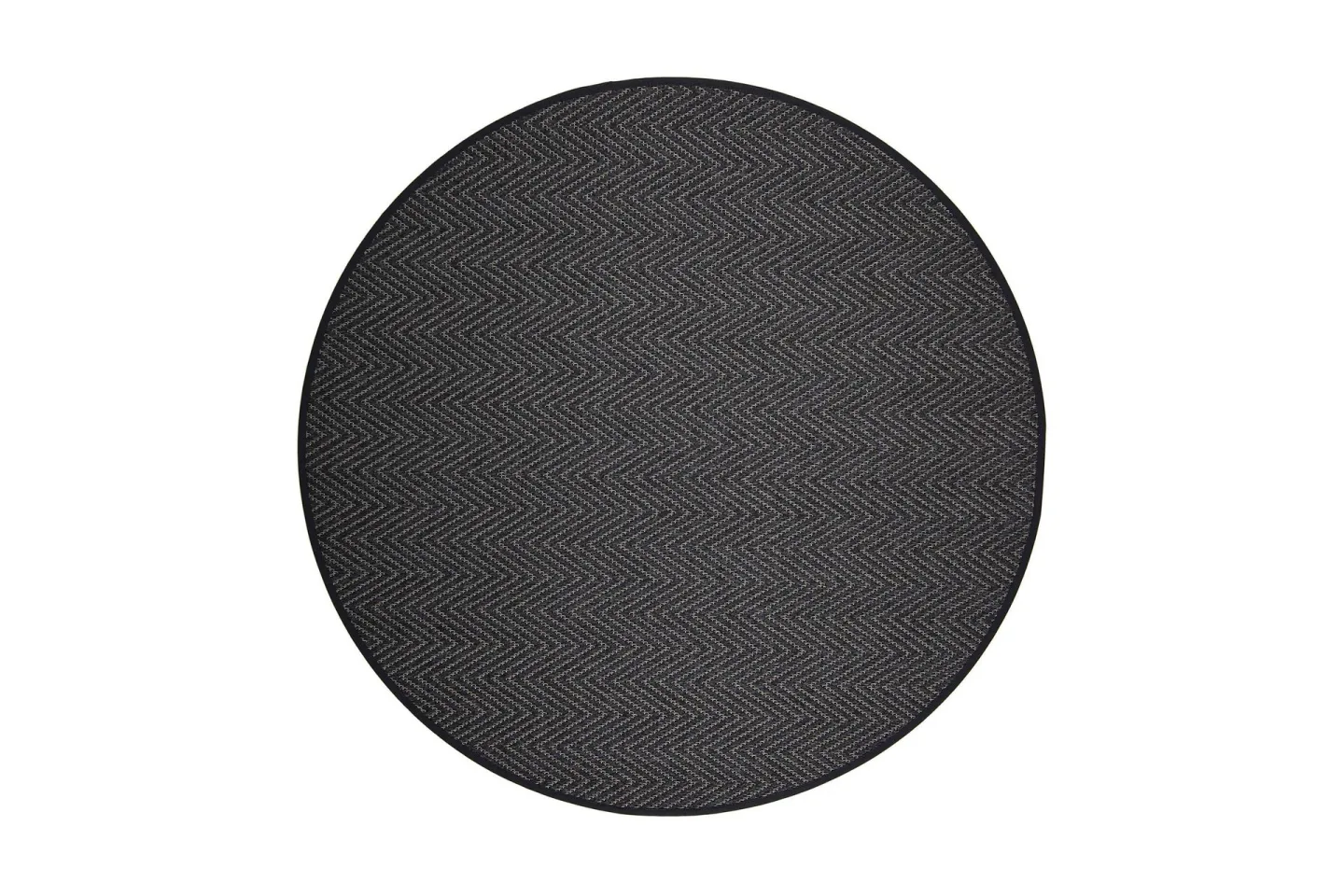 Elsa Matta Rund 160 cm Svart - Vm Carpet