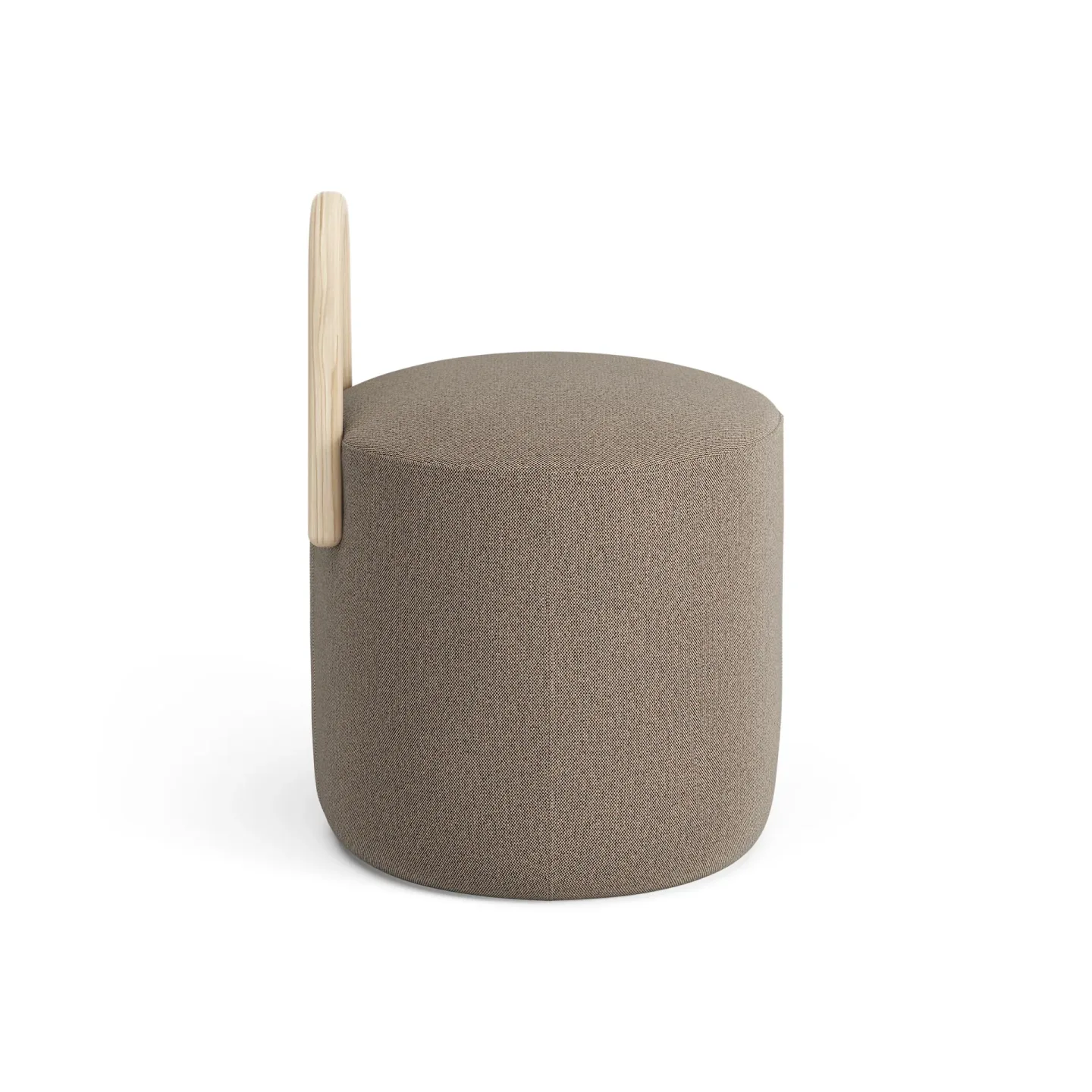 Swedese Amstelle kleiner Pouf Eiche Naturlack Main Line Flax 23