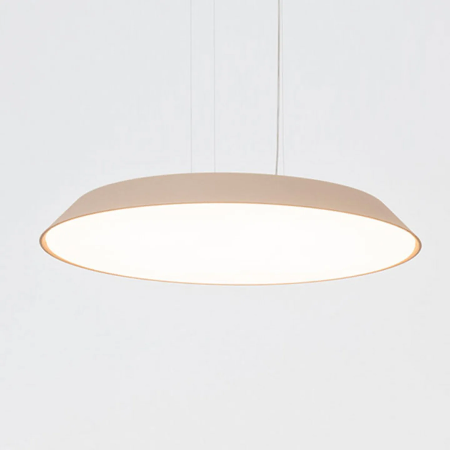 Febe S LED Pendel 3000K Taupe Grey - Artemide - Stue - Moderne - Plastik - Med én lyskilde