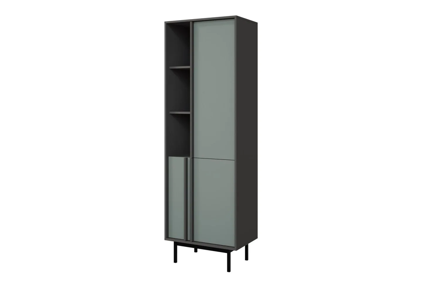 Farshian Highboard - Grå/Grön