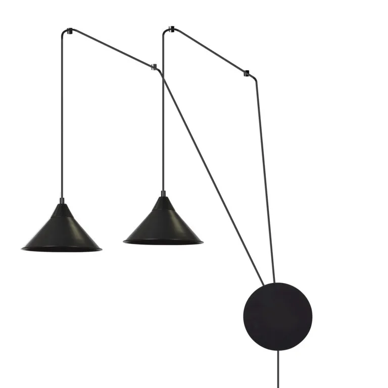 Emibig Lighting - Abramo 40cm - Taklampa - Svart