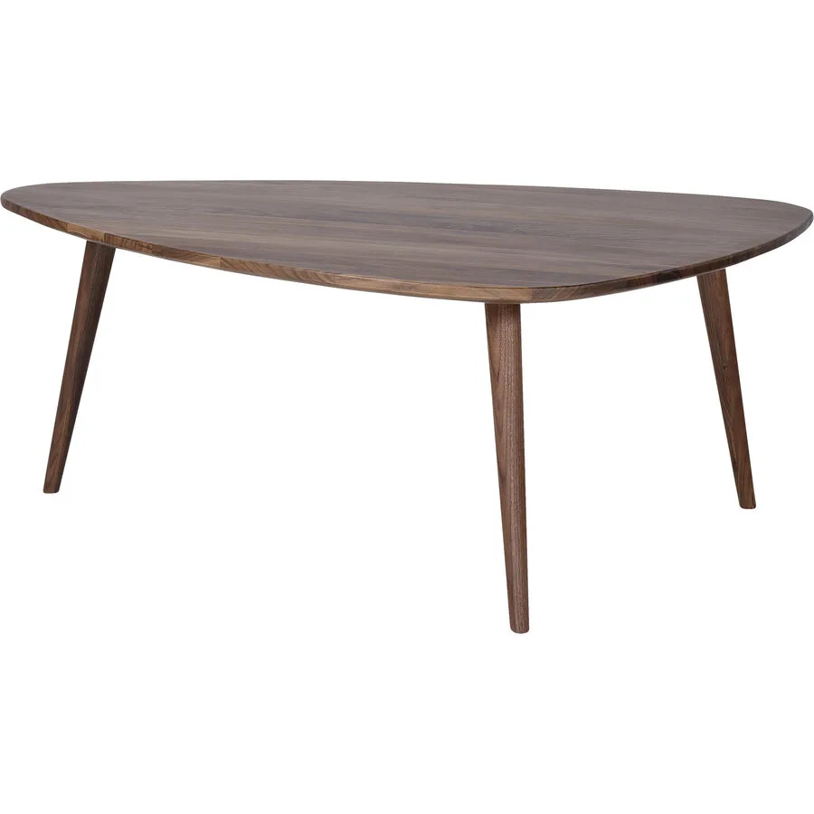 Salontisch Forlan II natur Nussbaum Massivholz B 110 T 70 cm