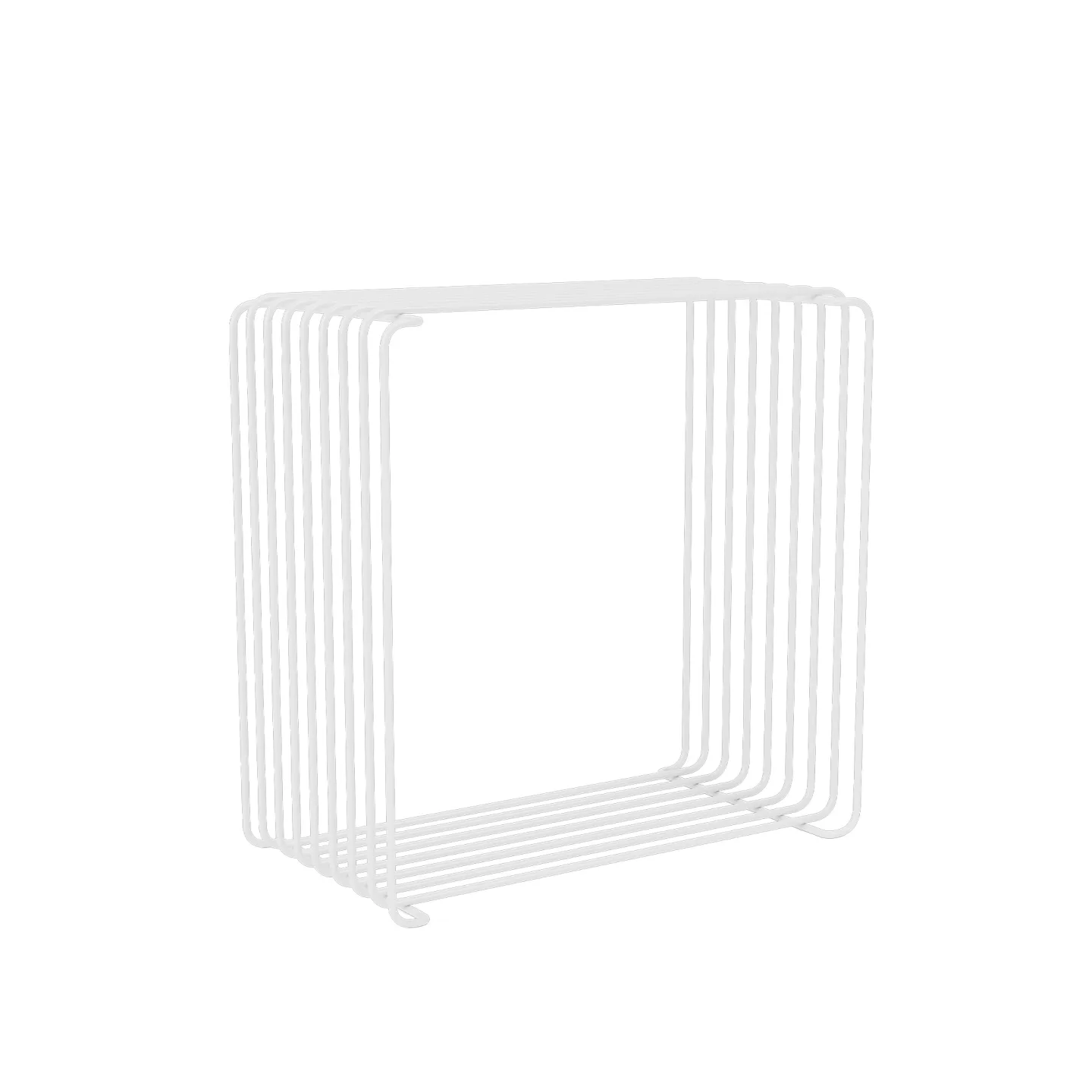 Montana - Panton Wire Single hylla, djup 18,8 cm - Snow - Hyllor & Hyllsystem - Verner Panton - Vit - Metall