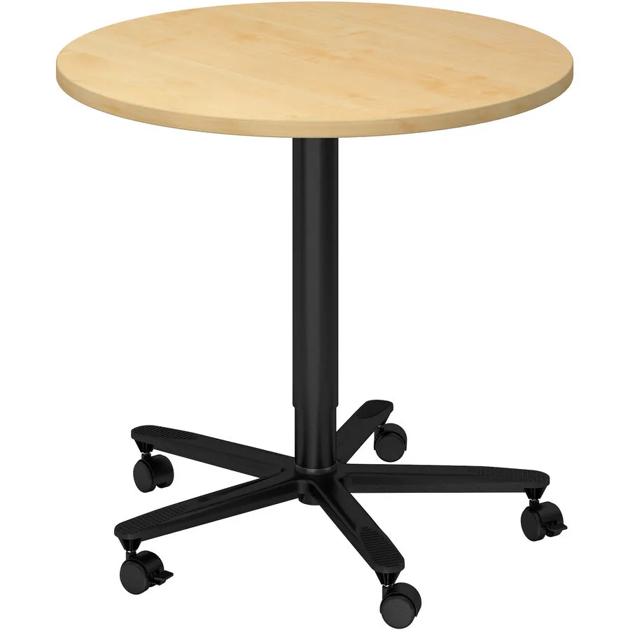 Schreibtisch Office Ahorn Holzwerkstoff Höhenverstellbar B 80 T 80 cm