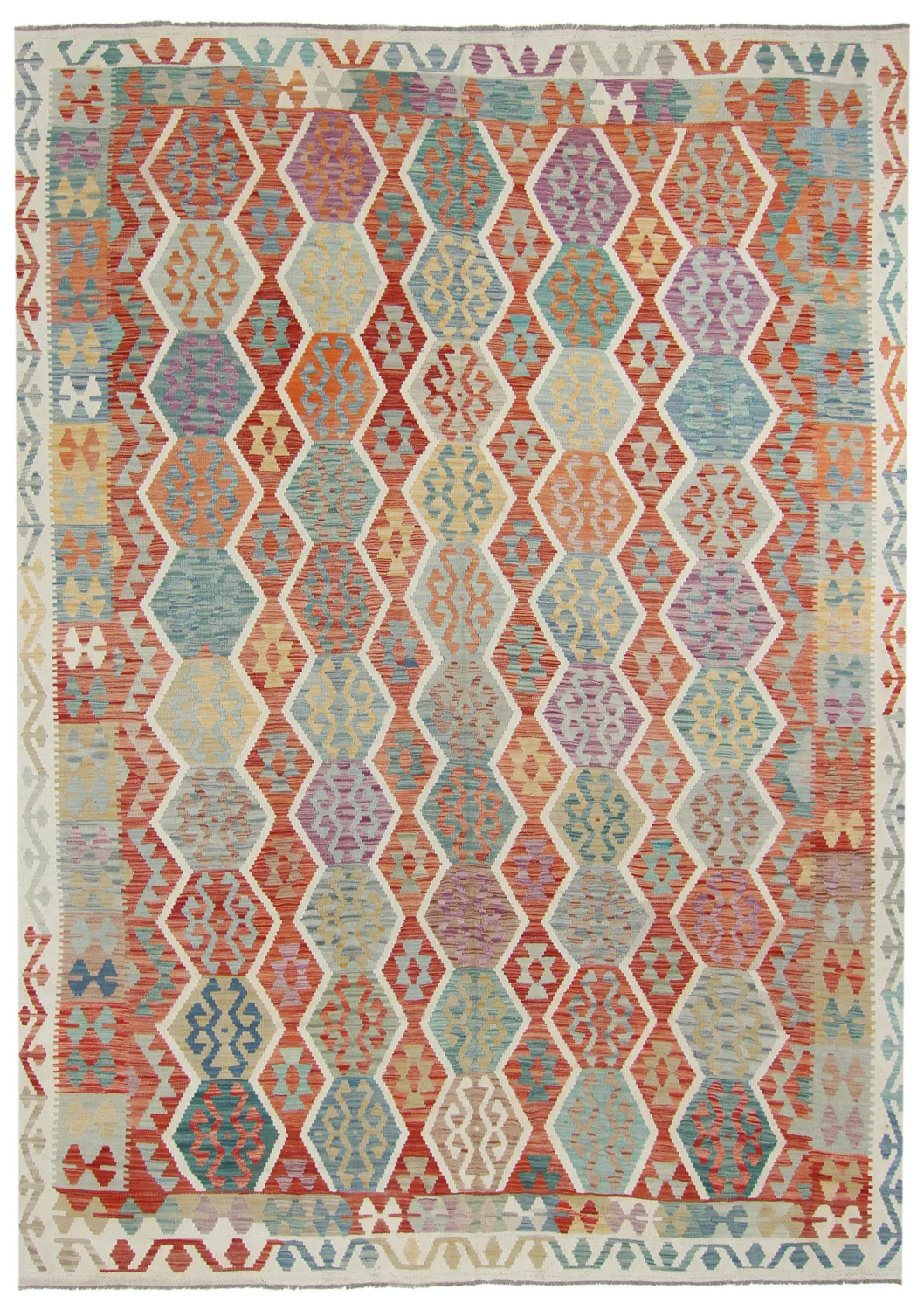 Orientalsk kelimteppe 341 x 248 cm (Størrelse: 341 x 248 cm)