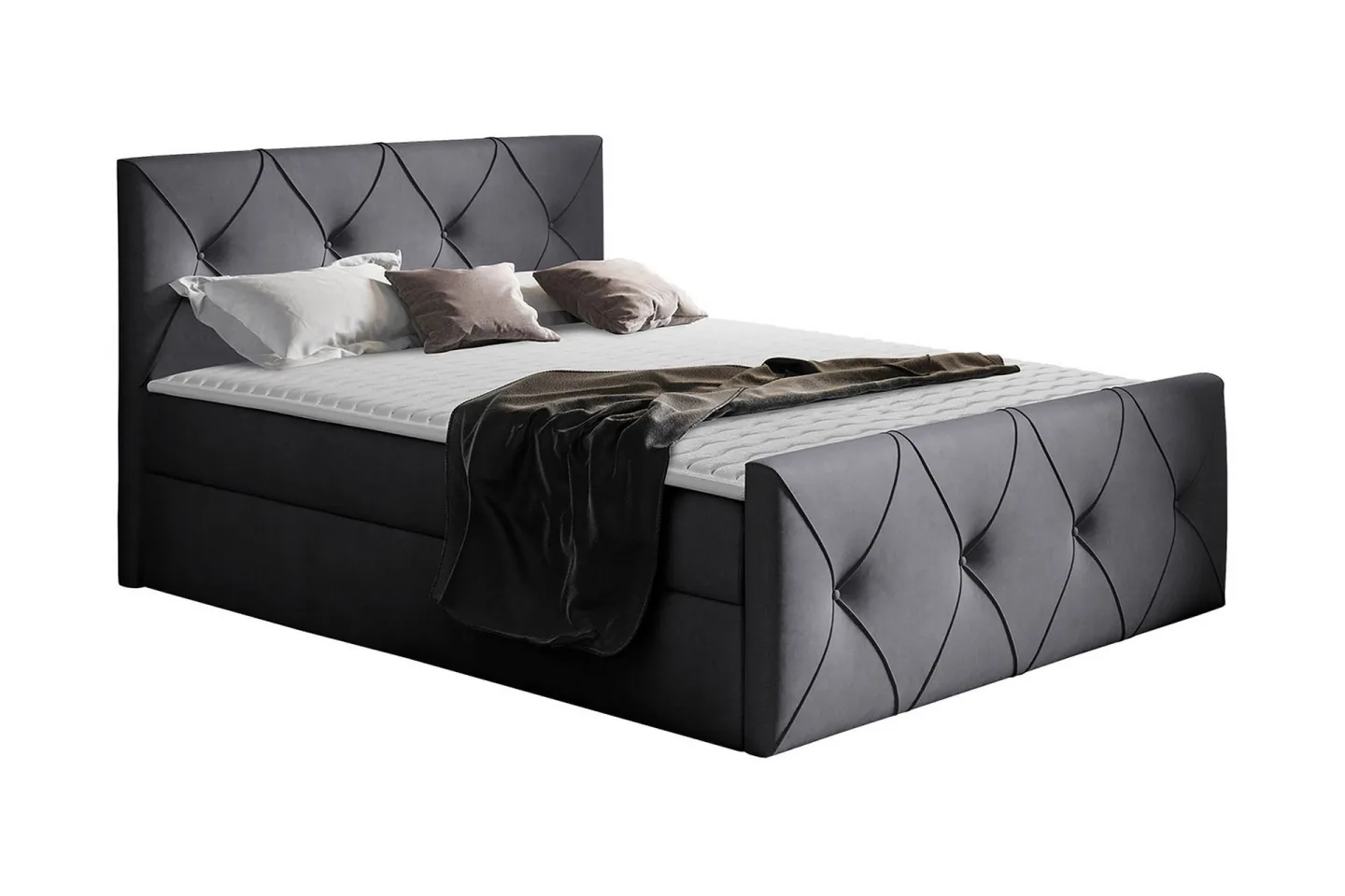 Crystalina Lux Kontinentalsäng 160x200 cm -
