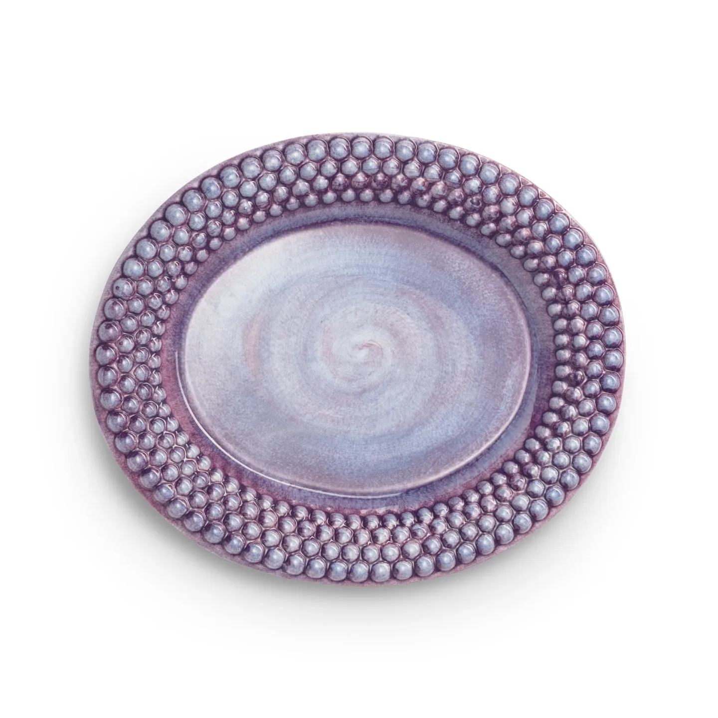 Mateus Bubbles ovaler Teller 35cm Violett