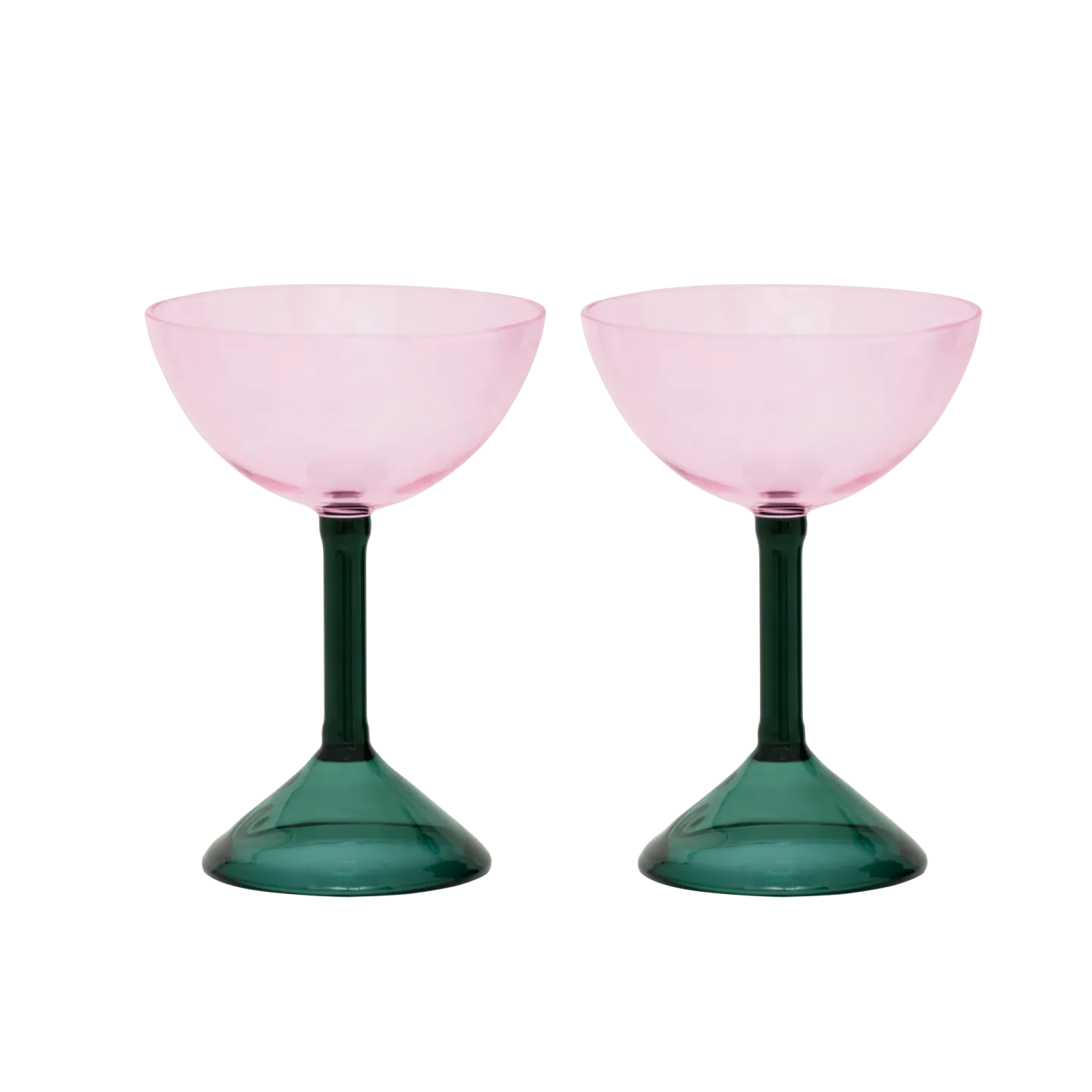 URBAN NATURE CULTURE Urban Nature Culture Geschenkset Coupetteglas 2er-Pack Pink