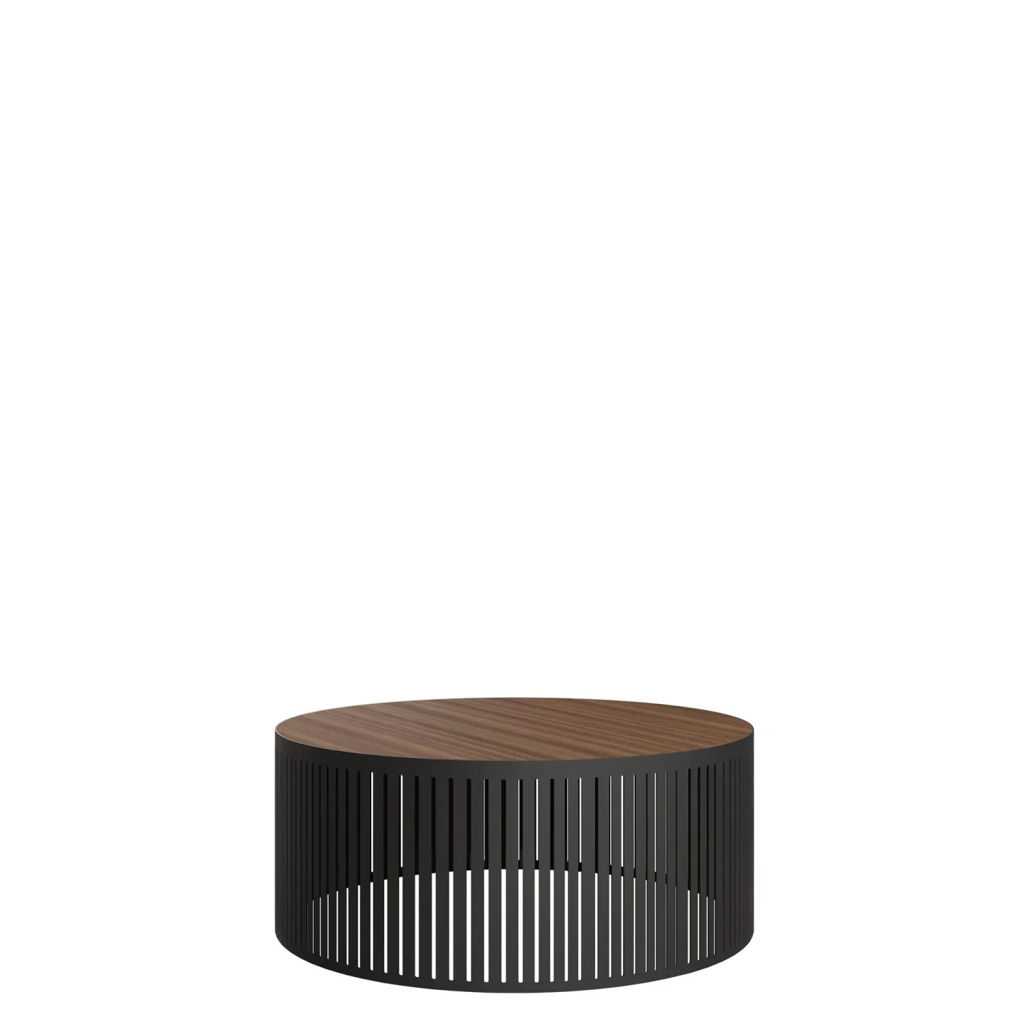 Elenio Soffbord 59 cm Rund - Svart|brun