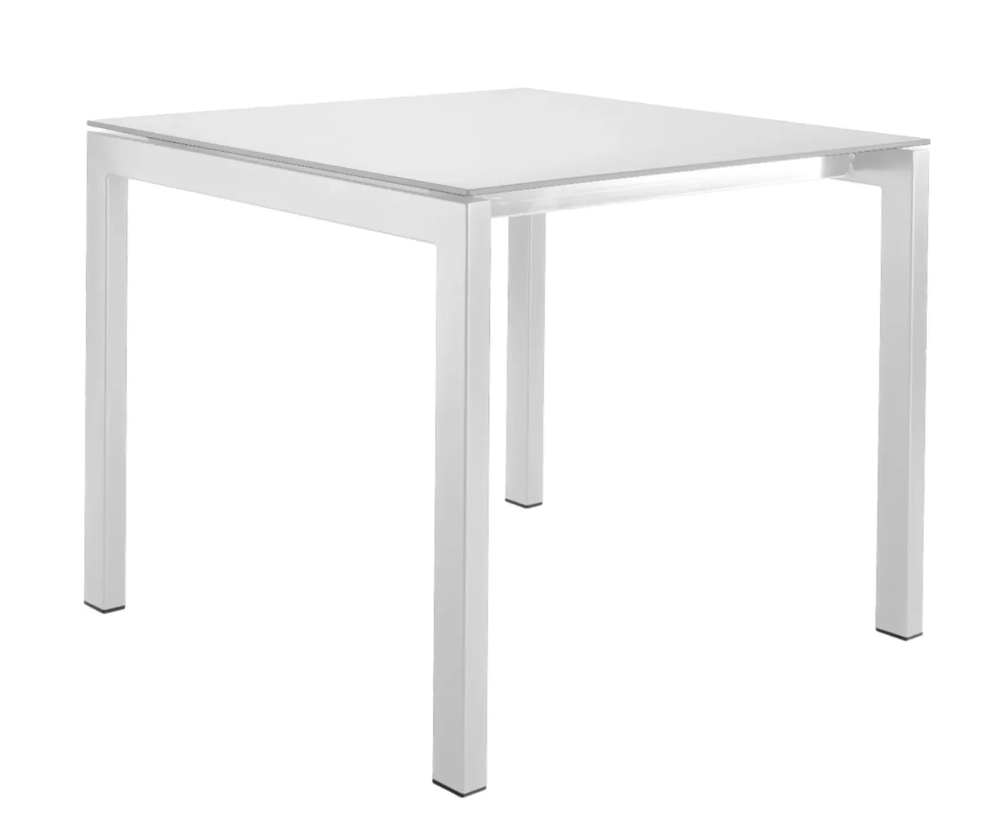 Schaffner Gartentisch Luzern Quadratisch Weiss | Schubiger Möbel