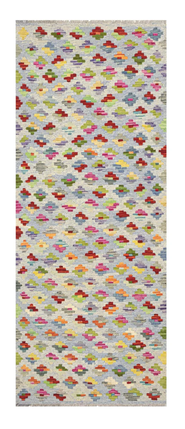 Orientalsk Teppe - Vegi Kelim Hand Woven - 77 x 197 cm (Størrelse: 77 x 197 cm)