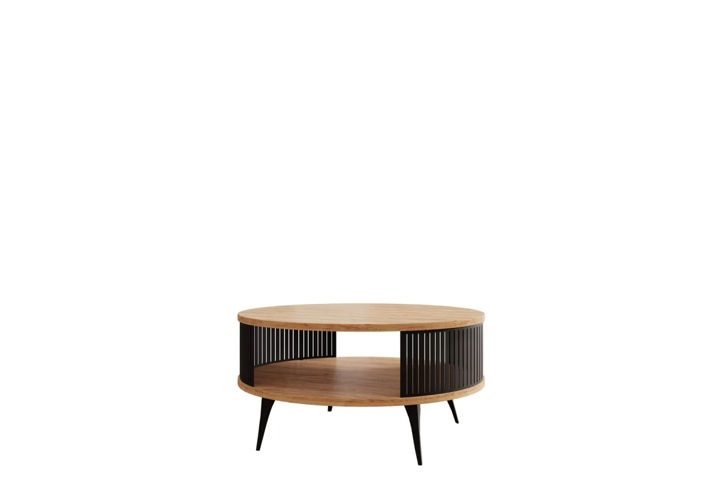 Galia Soffbord 75 cm - Svart/Beige