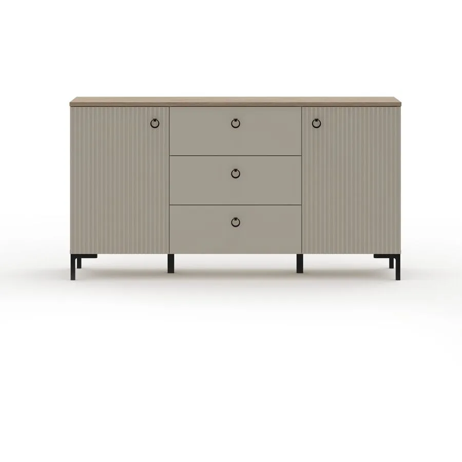 Sideboard Flicker taupe Holzwerkstoff B 150 H 81 cm