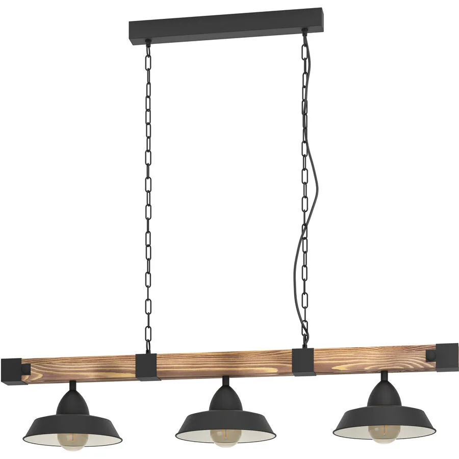 Eglo Pendellampe Pure-Lume Silber Aluminium 6.5 cm 40 cm