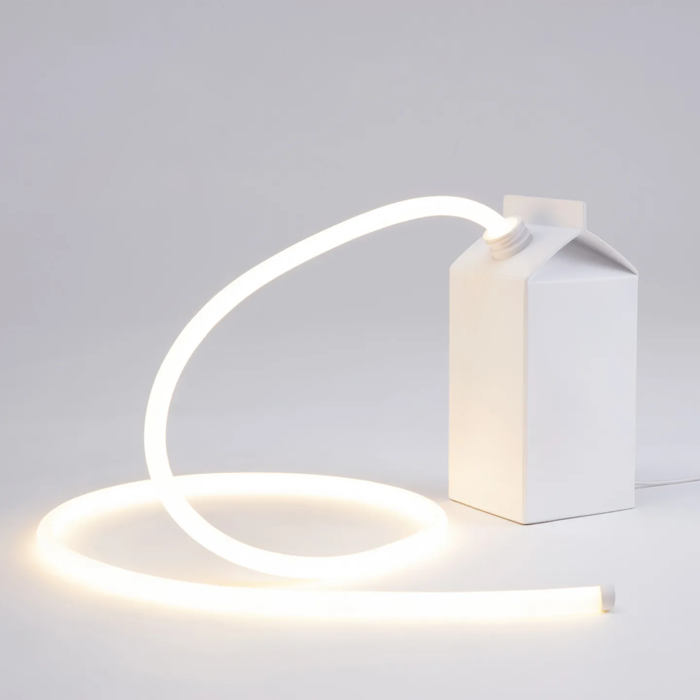 Daily Glow Milk Tischleuchte - Seletti - Wohnzimmer - Design - Kunststoff