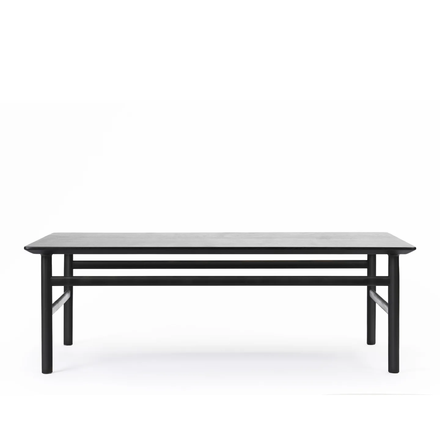Normann Copenhagen - Grow Table 70 x 120 cm Oak Black - Soffbord - Simon Legald - Svart - Trä