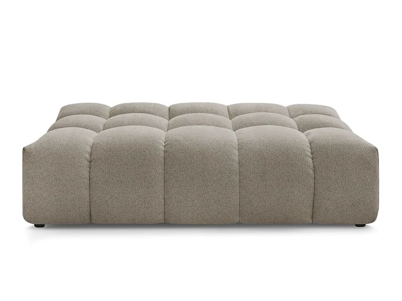 Hocker BOBOCHIC EVEREST 100x166x40cm stoff chiniert taupe