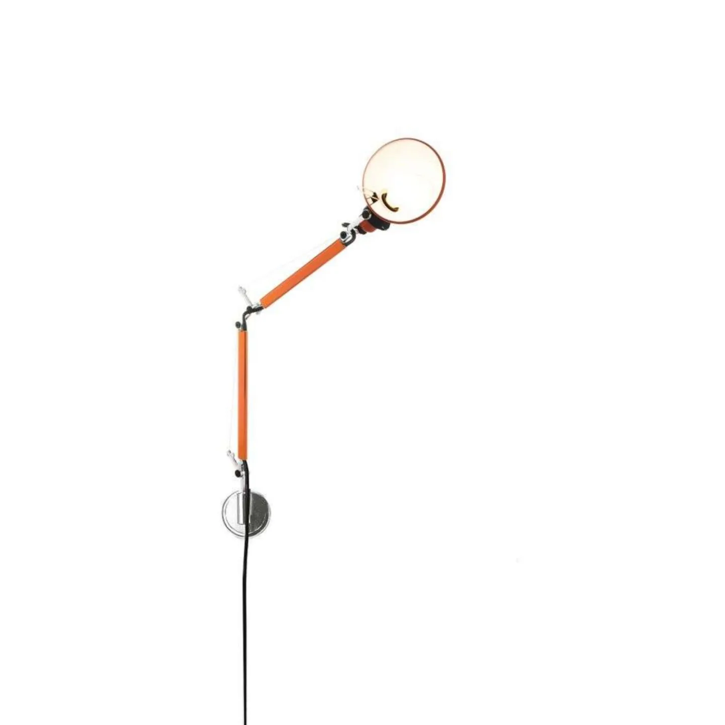 Tolomeo Micro Parete Wandleuchte Orange - Artemide - Arbeitszimmer / Büro - Aluminium