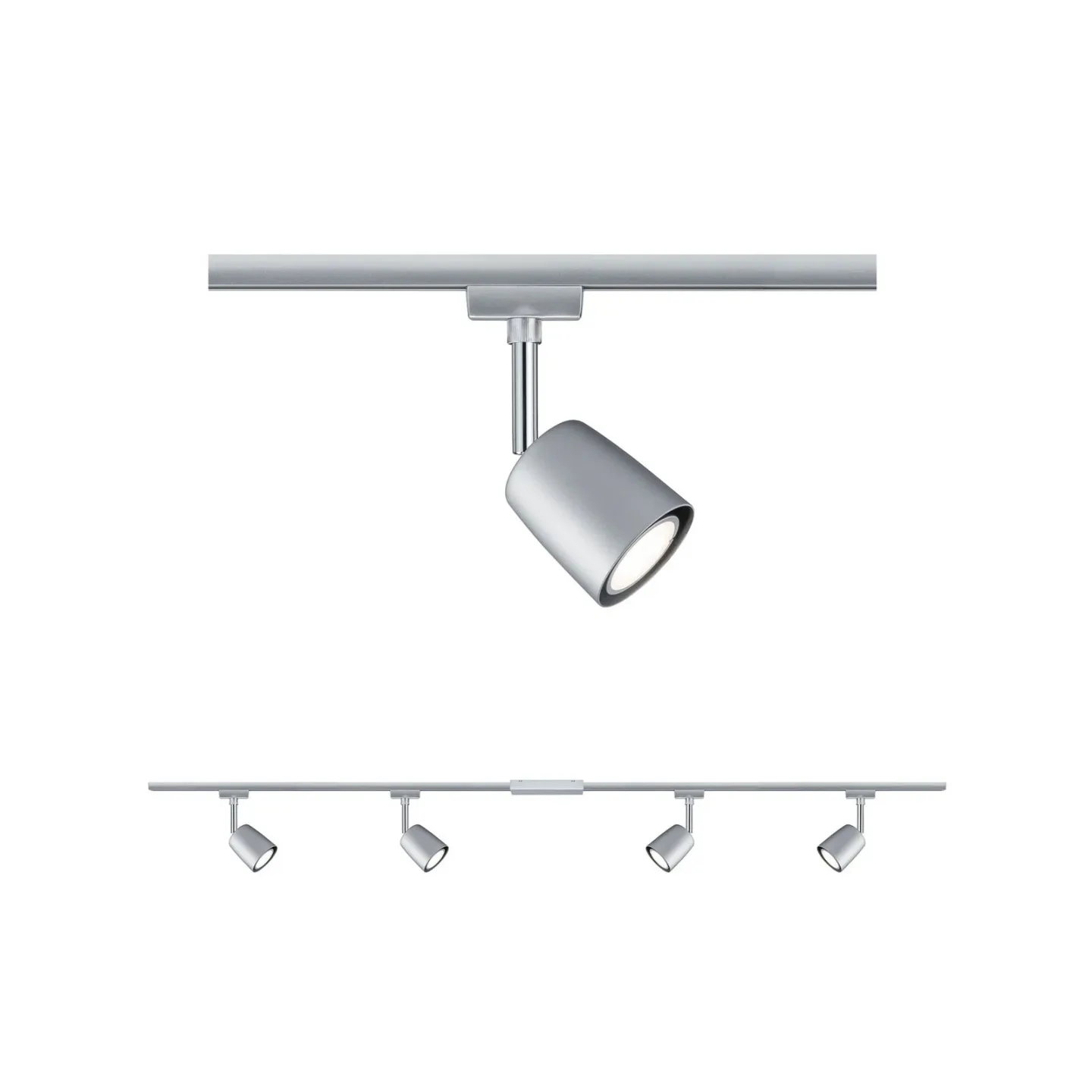 Cover 4 Loftlampe Urail-set Krom - Paulmann - Kontor / arbejdsværelse - Moderne - Metal - Med flere lyskilder