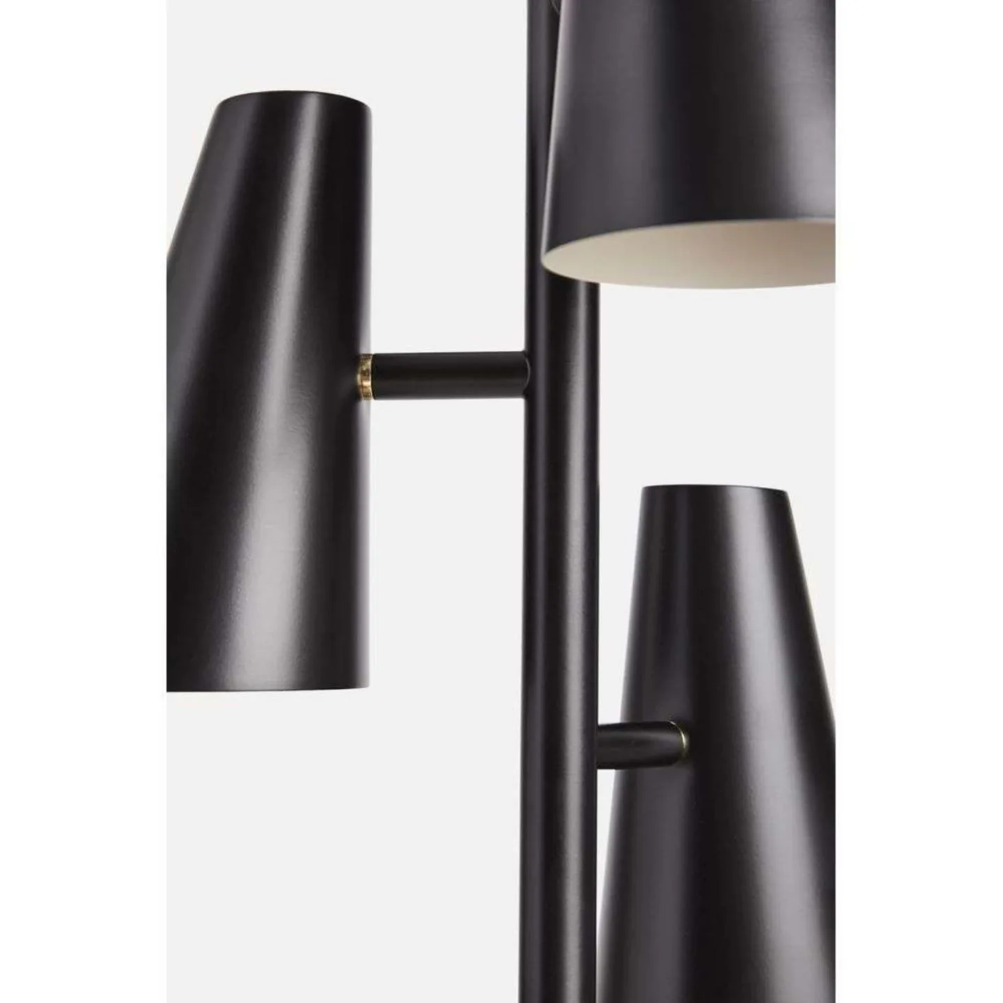 Cono Pendelleuchte 3 Black - Woud - Wohnzimmer - Metall