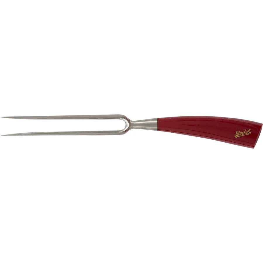 Berkel Tranchiergabel Elegance Rot Stahl