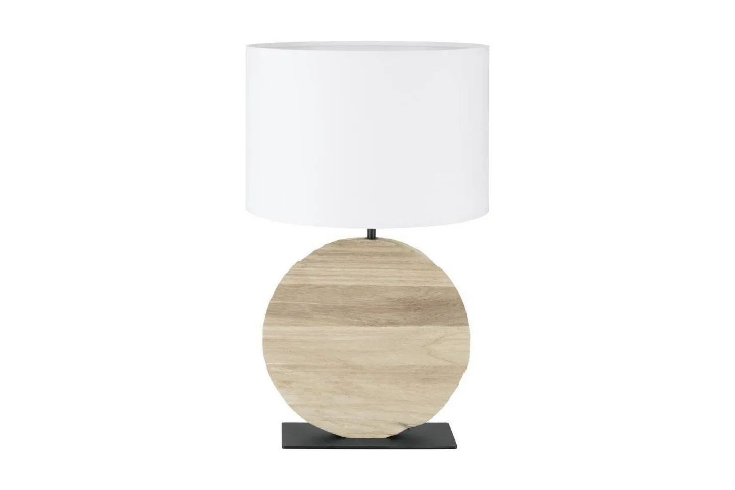 Bordslampa Eglo Contessore Rund Vit/Trä -