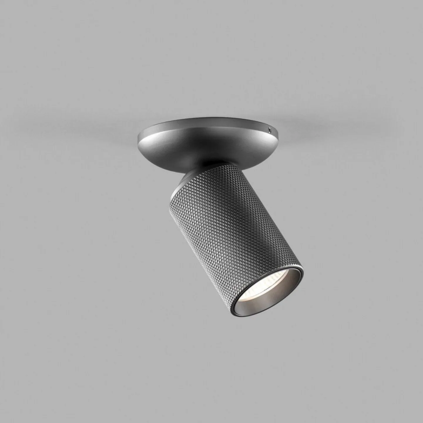 Raw 1 Plafond 3000K Titanium - LIGHT-POINT - Vardagsrum - Aluminium