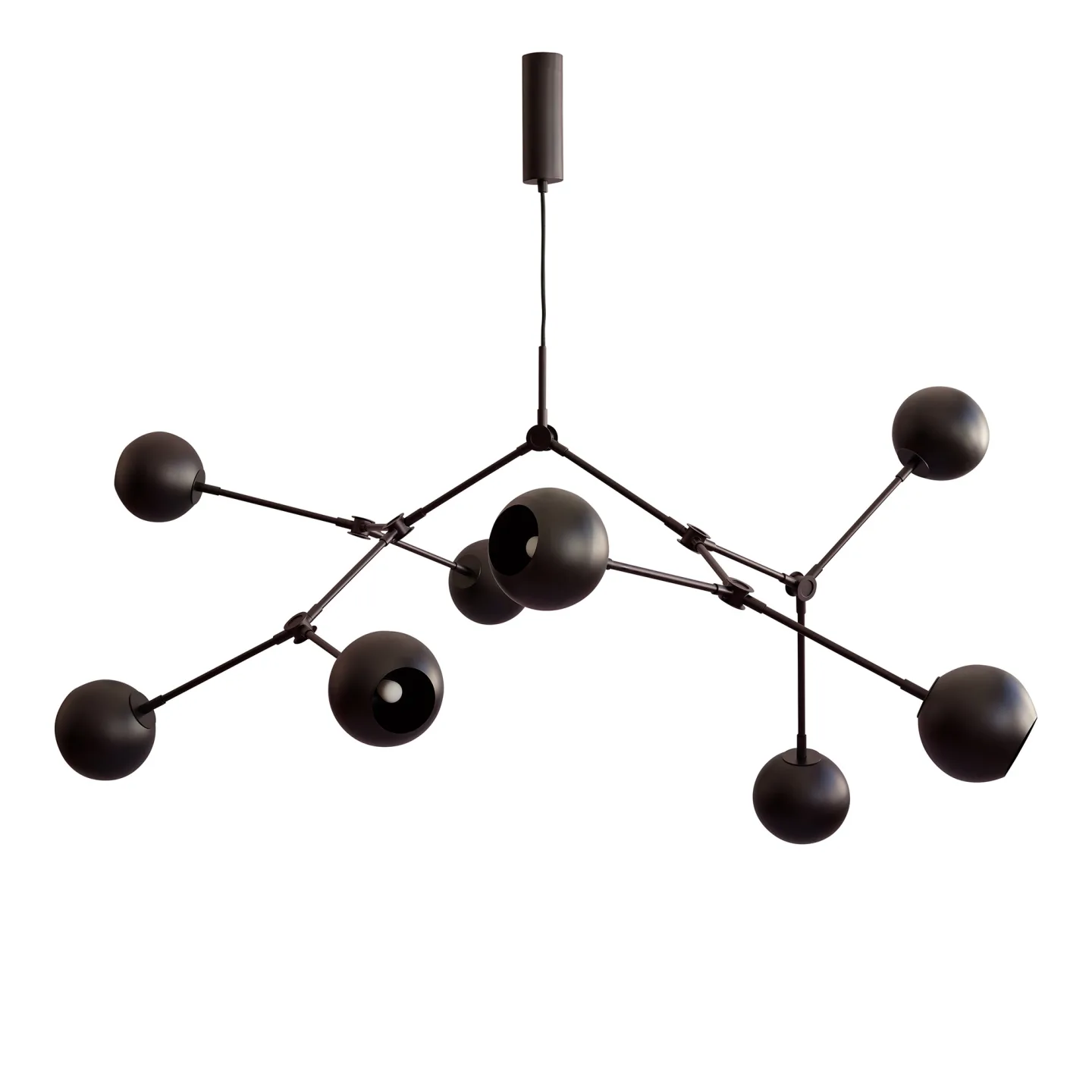 101 Copenhagen - Drop Chandelier Globe - Takkronor - Kristian Sofus Hansen,Tommy Hyldahl - Svart - Metall