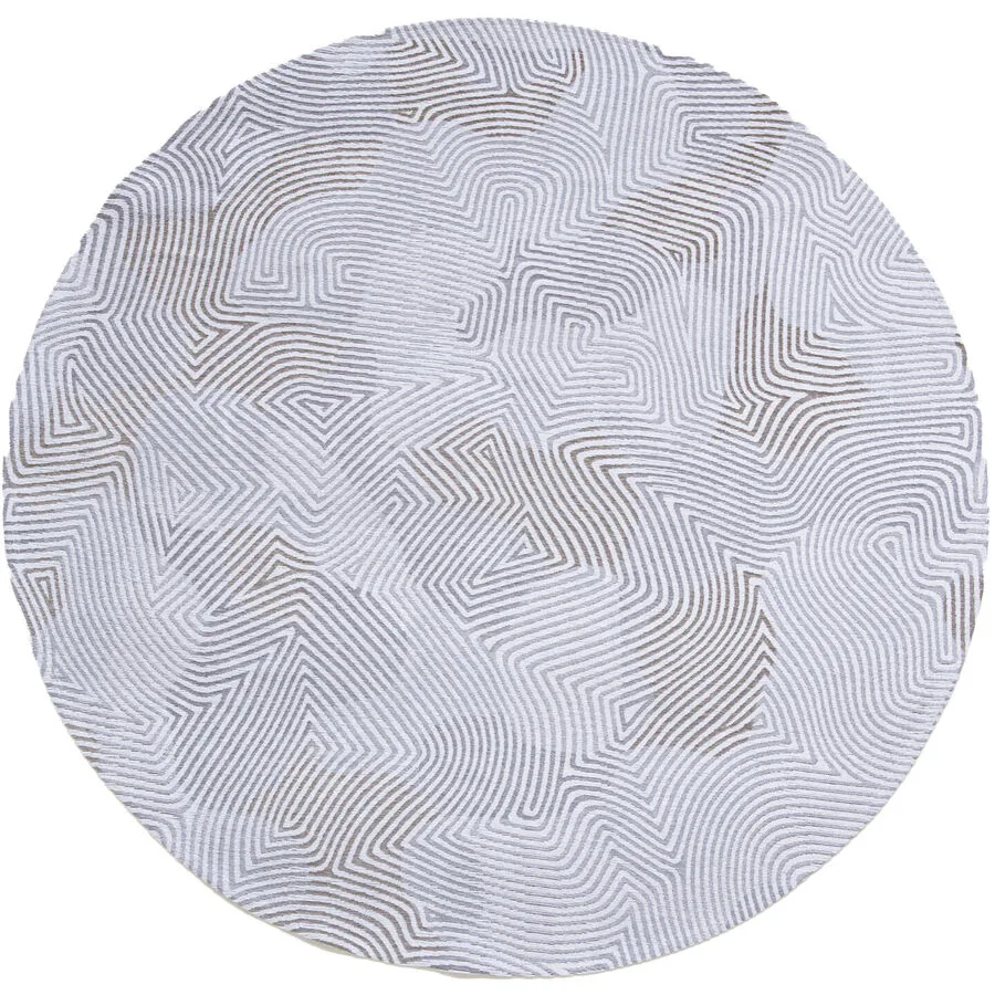 Teppich Coral Weiss Polyester 140 cm 140 cm