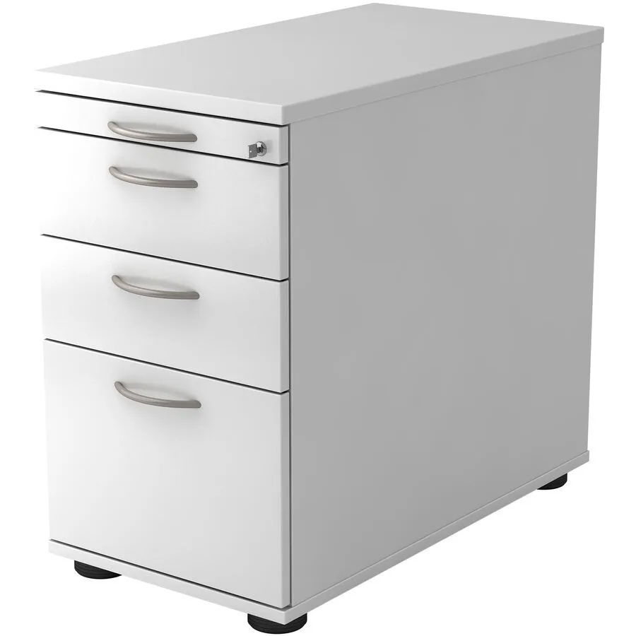 Standcontainer Office weiss Holzwerkstoff B 42.8 H 76 cm